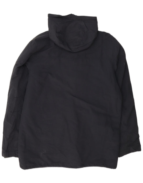 Penguin - Chaqueta cortavientos con capucha para hombre, talla 40, color azul marino