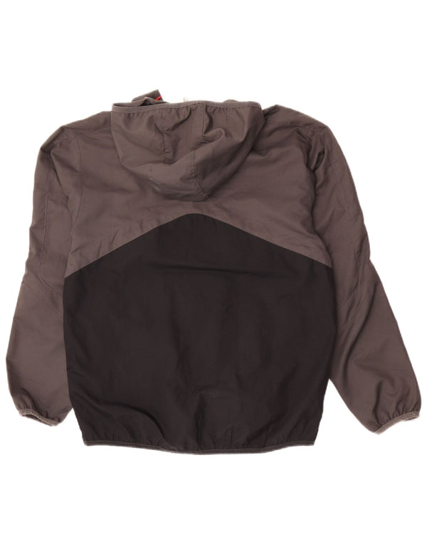 Umbro Chaqueta de chándal con capucha para niños 13-14 años XL Negro Colorblock