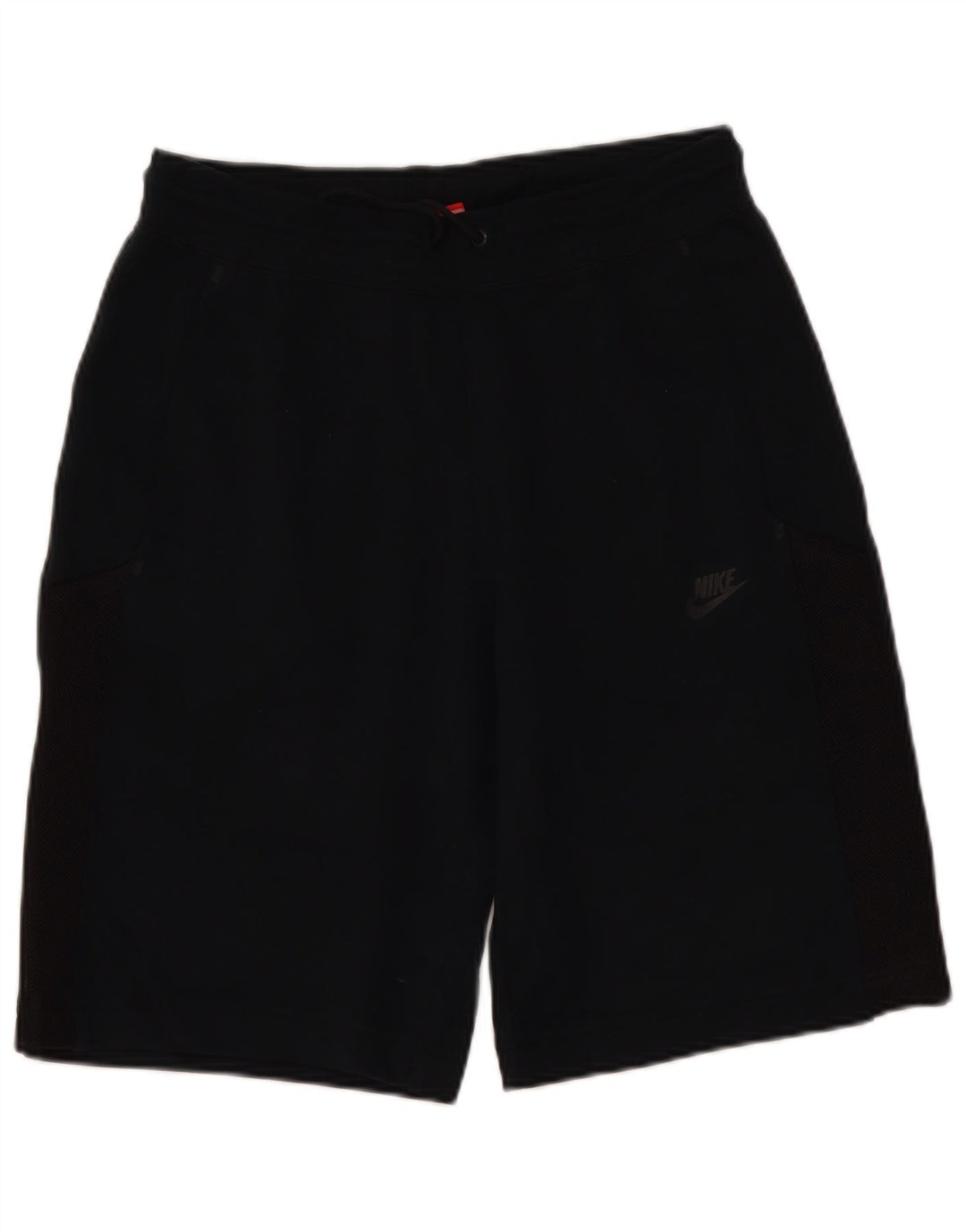 Pantalones cortos deportivos Nike para hombre de algodón negro mediano