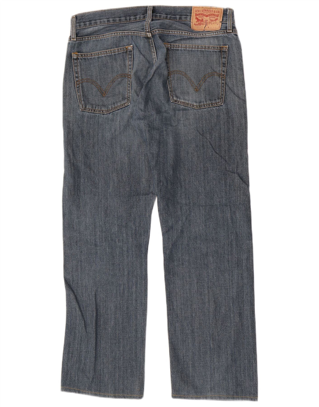 Levi's Hombre 514 Vaqueros Rectos W36 L31 Algodón Azul