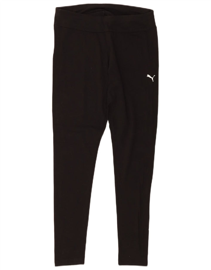 Puma Leggings para mujer Reino Unido 12 Mediano Negro Algodón