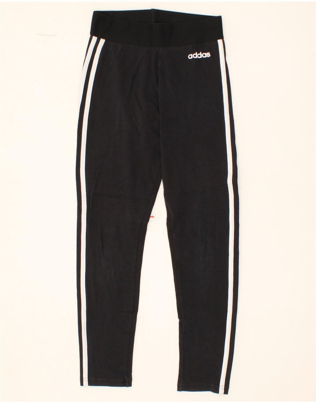 ADIDAS Womens Leggings UK 4/6 XS Black Vintage Adidas and Second-Hand Adidas from Messina Hembry 
