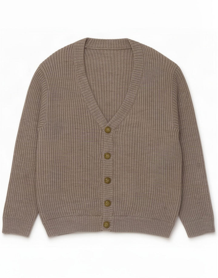 Suéter tipo cárdigan vintage para hombre 2XL Gris