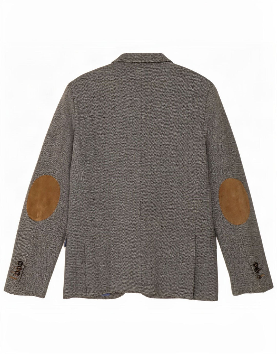 Massimo Dutti Chaqueta Blazer De 2 Botones Para Hombre EU 48 Gris Medio Espiga