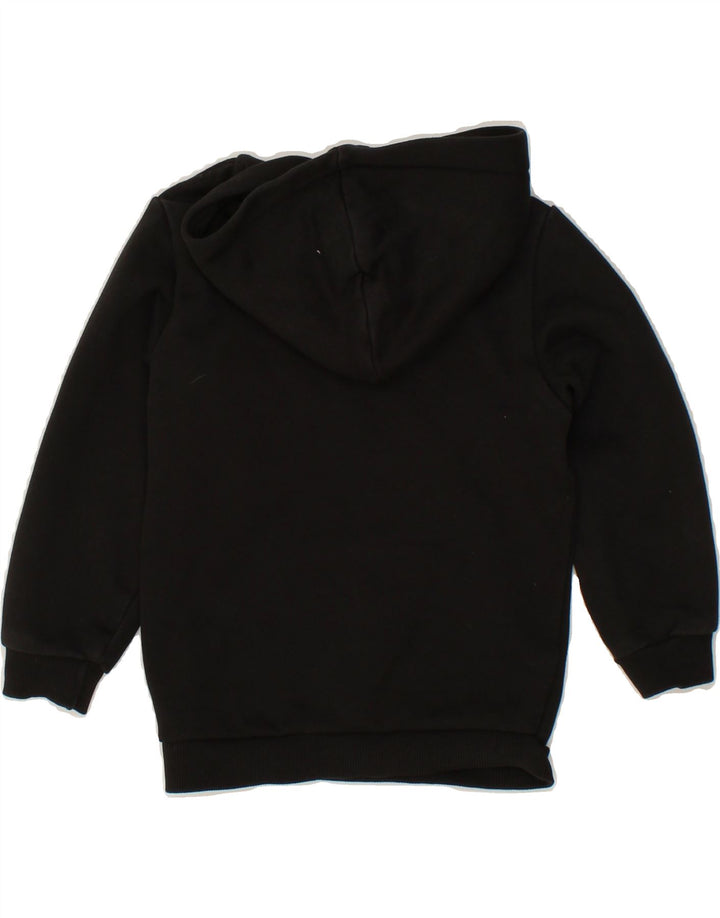 PUMA Boys Graphic Hoodie Jumper 5-6 Years Black Vintage Puma and Second-Hand Puma from Messina Hembry 