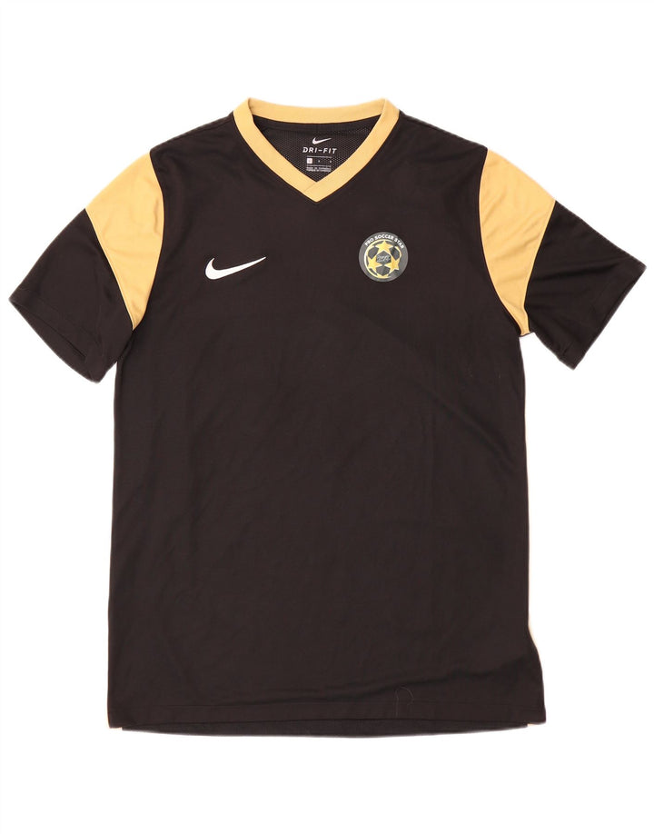Nike - Camiseta Dri Fit para hombre, talla grande, poliéster negro