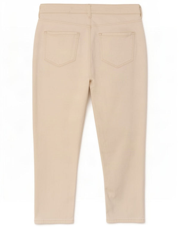Marks & Spencer Vaqueros recortados The Carrie para mujer UK 14 Medium W30 L22 Blanco