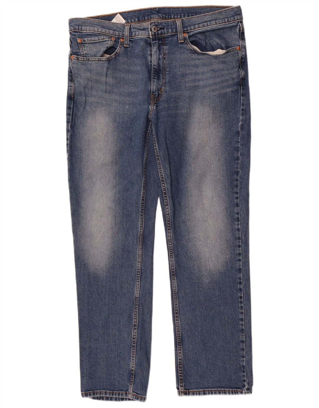 Levi's Hombre 514 Vaqueros Rectos W36 L30 Algodón Azul