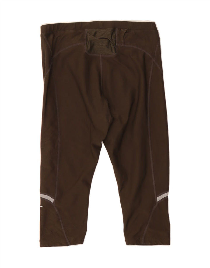 NIKE Womens Tracksuit Trousers UK 8/10 Medium Khaki Polyester Vintage Nike and Second-Hand Nike from Messina Hembry 