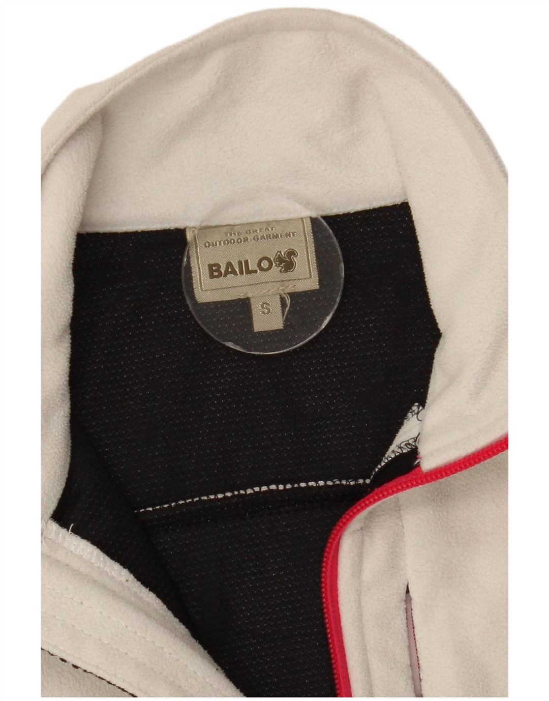 Bailo Chaqueta polar para mujer UK 10 Small Poliéster blanco