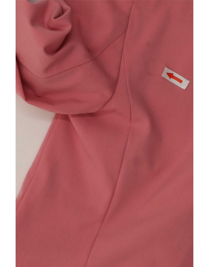 Zara Mujer Chaqueta Blazer De 1 Botón EU 34 2XS Poliéster Rosa