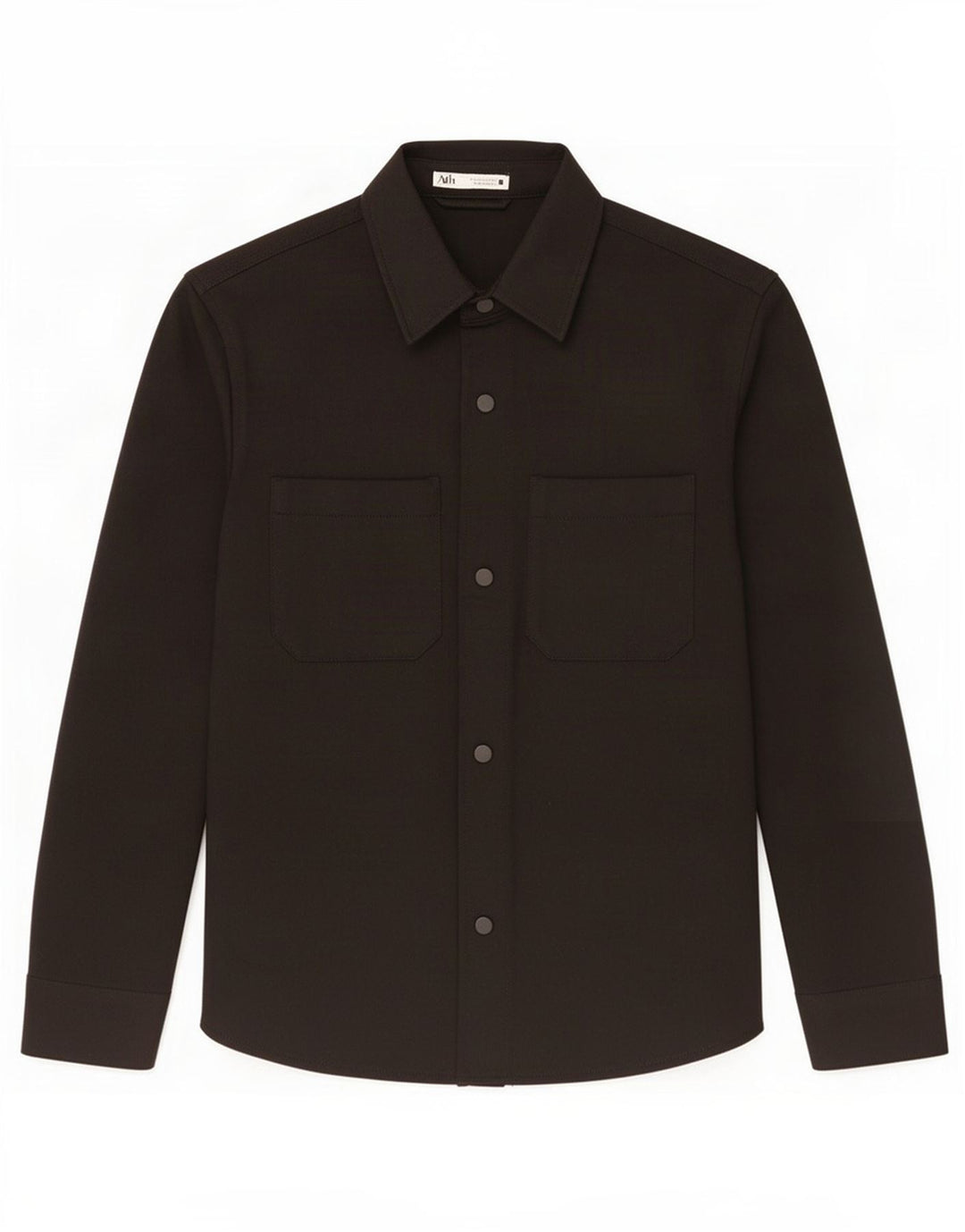 Zara Hombre Camisa Small Poliéster Negro
