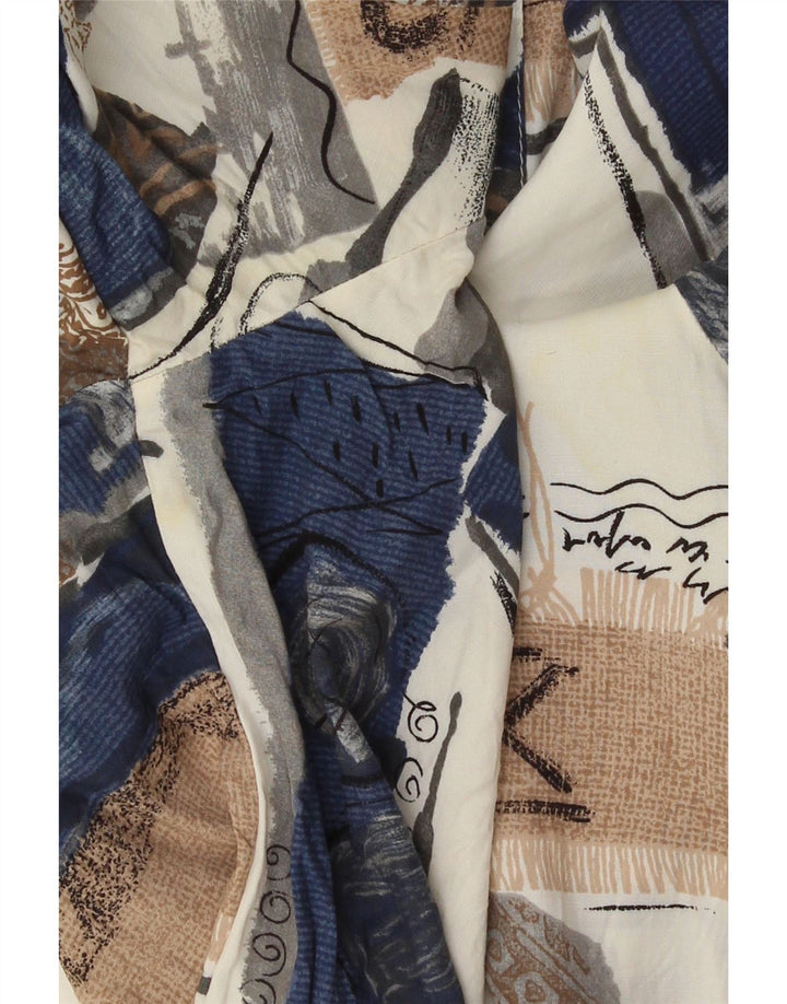 Camisa vintage para mujer EU 44 XL Viscosa patchwork multicolor