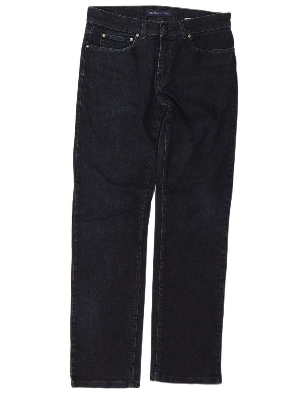 Vaqueros Trussardi Mujer Rectos W33 L29 Azul Marino Algodón
