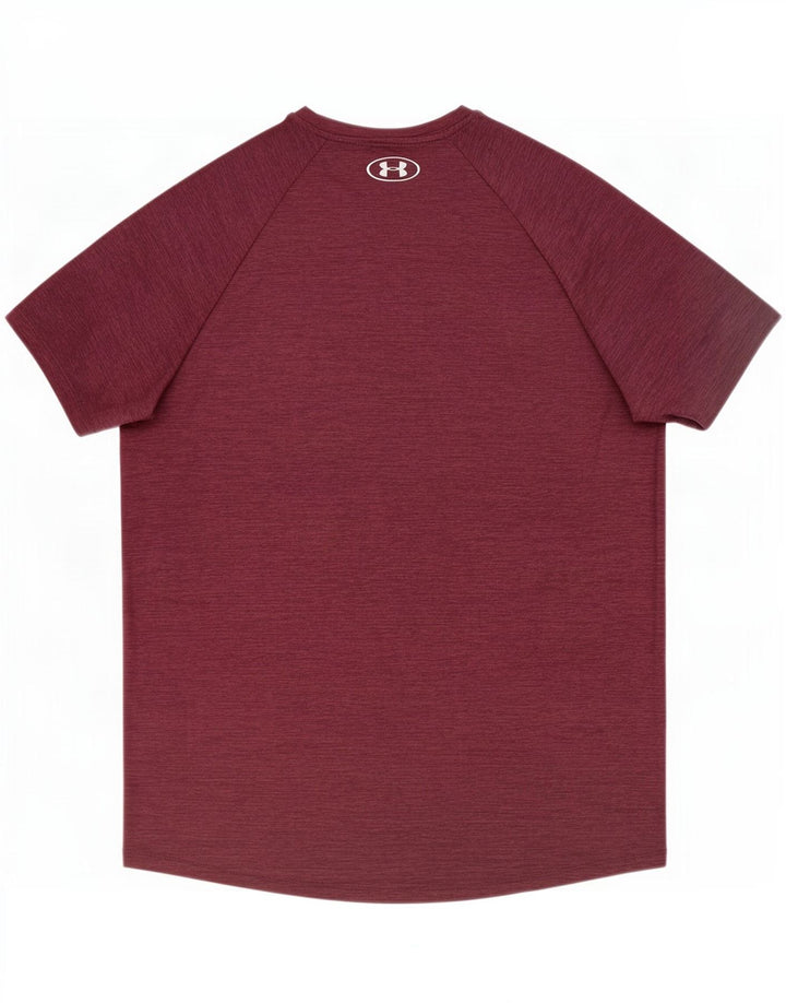 Camiseta Under Armour Hombre Top Medium Burdeos Poliéster