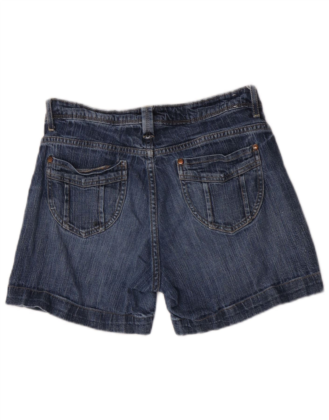 Lee pantalones cortos de mezclilla de cintura baja para mujer US 6 mediano W28 algodón azul
