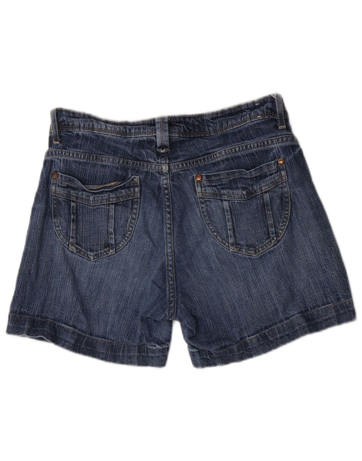 Lee pantalones cortos de mezclilla de cintura baja para mujer US 6 mediano W28 algodón azul