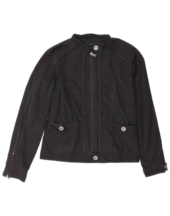 Calvin Klein Chaqueta Bomber para Mujer Reino Unido 12 Mediano Negro