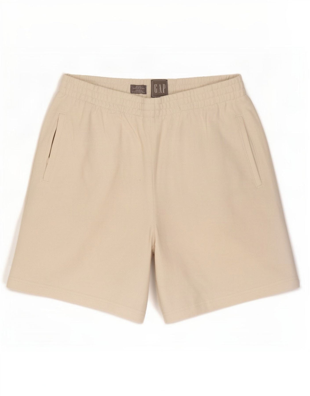 Pantalones cortos deportivos Gap para hombre de algodón blanco mediano