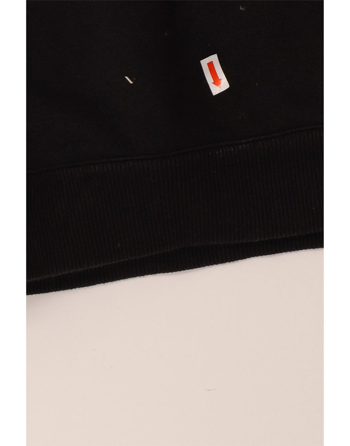 REEBOK Jersey con capucha gráfico para hombre XL Algodón negro