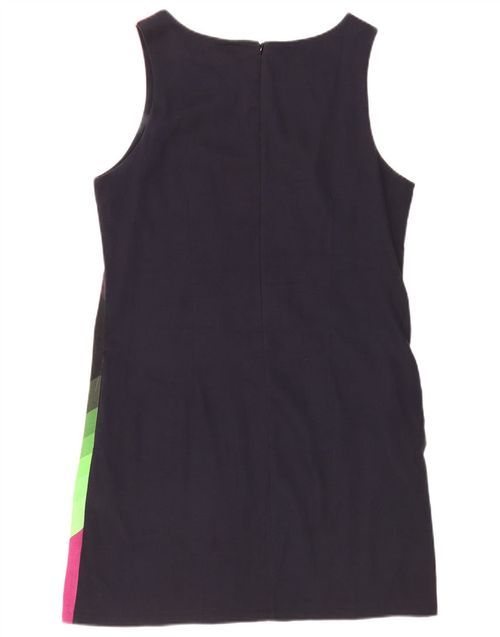 Desigual Vestido tubo gráfico para mujer EU 42 Grande Multicolor Geométrico