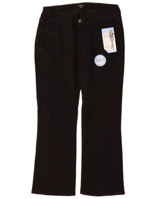 Lee Jeans delgados con corte de bota para mujer US 16 2XL W34 L30 Algodón negro