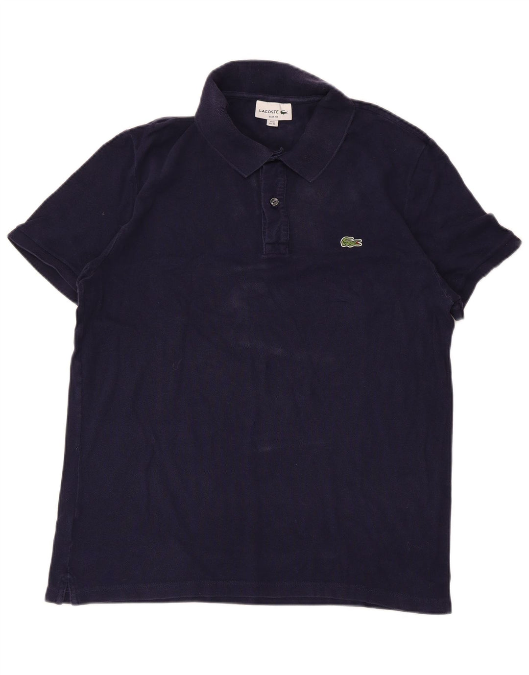 LACOSTE Polo Slim Fit para Hombre Talla 6 XL Algodón Azul Marino
