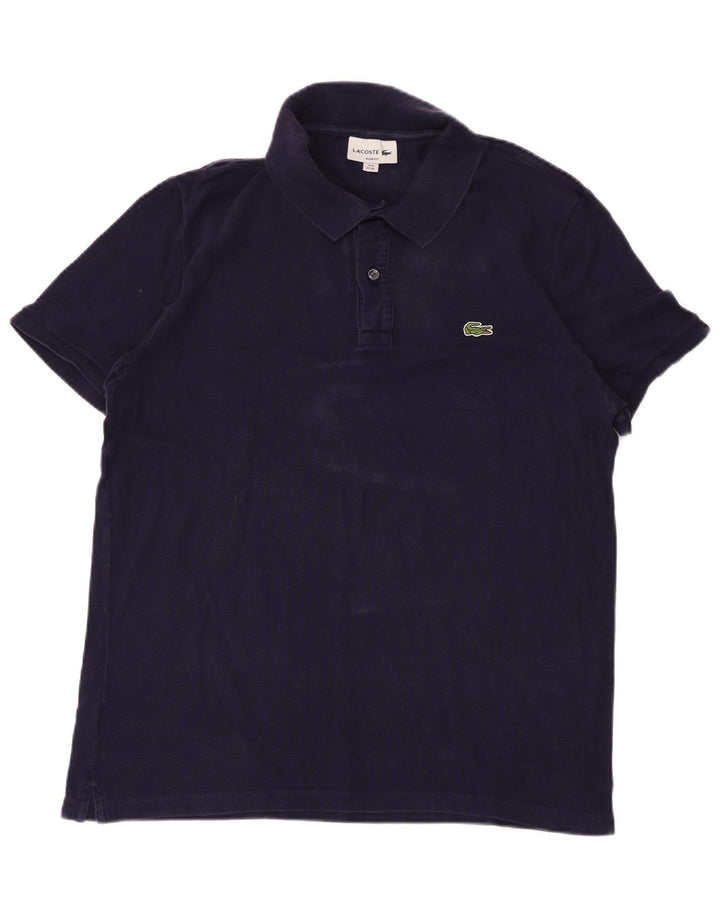 LACOSTE Polo Slim Fit para Hombre Talla 6 XL Algodón Azul Marino