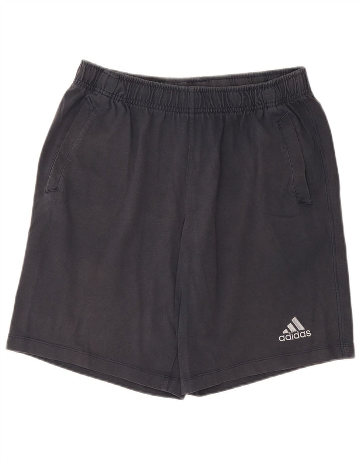 Adidas Hombres Clima 365 Pantalones Cortos Deportivos Algodón Gris Medio