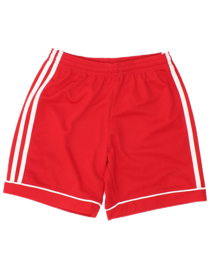 Adidas Chicos Climalite Sport Shorts 9-10 Años Rojo Poliéster