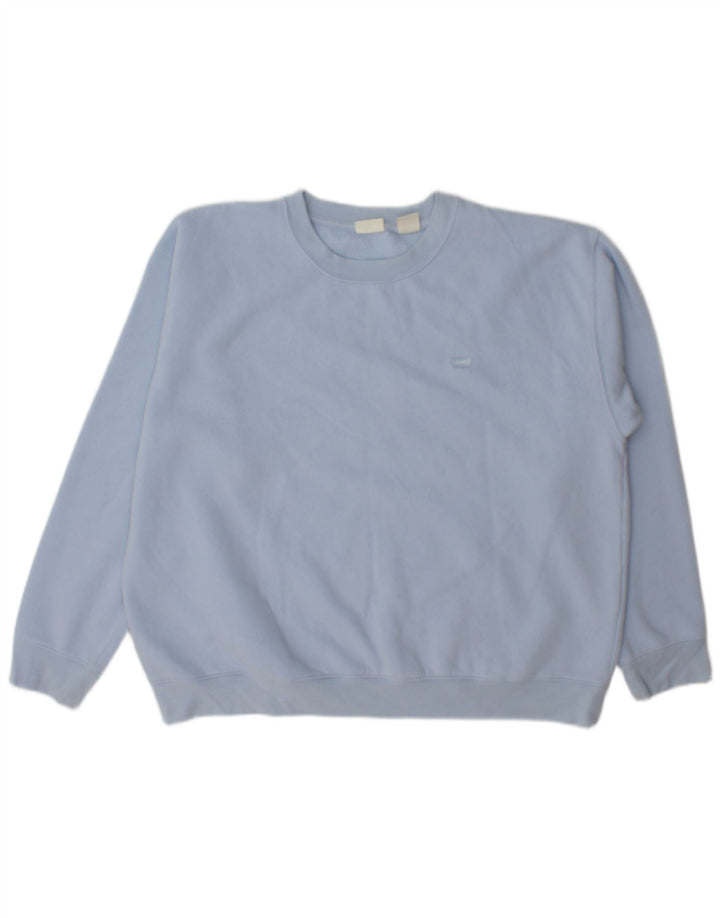 Levi's - Sudadera para mujer, talla 40, talla grande, algodón azul