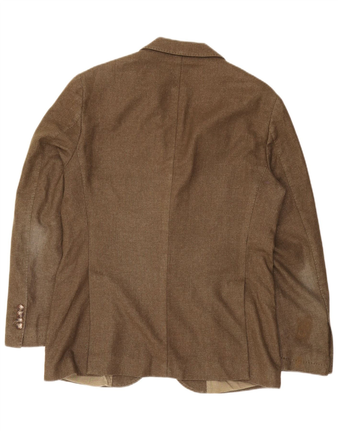 Massimo Dutti Chaqueta Blazer De 2 Botones Para Hombre EU 50 Large Lana Marrón