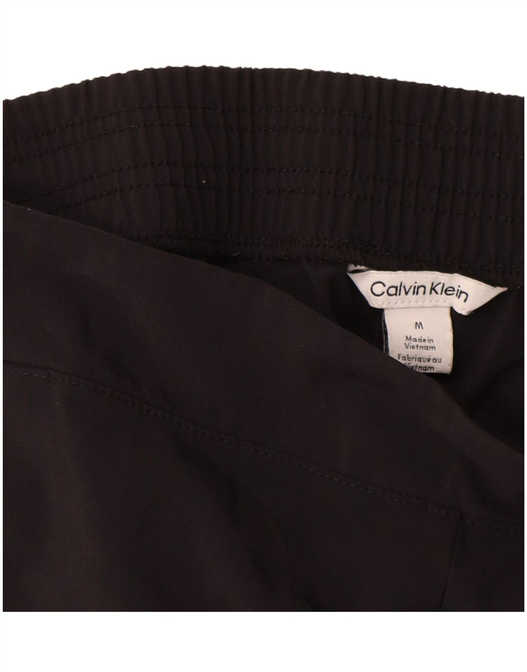 Calvin Klein Pantalones de chándal para mujer Joggers UK 14 Mediano Negro Poliéster