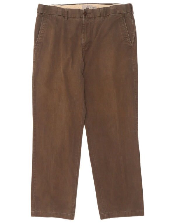 Marks & Spencer Pantalones chinos regulares para hombre W36 L31 Algodón caqui