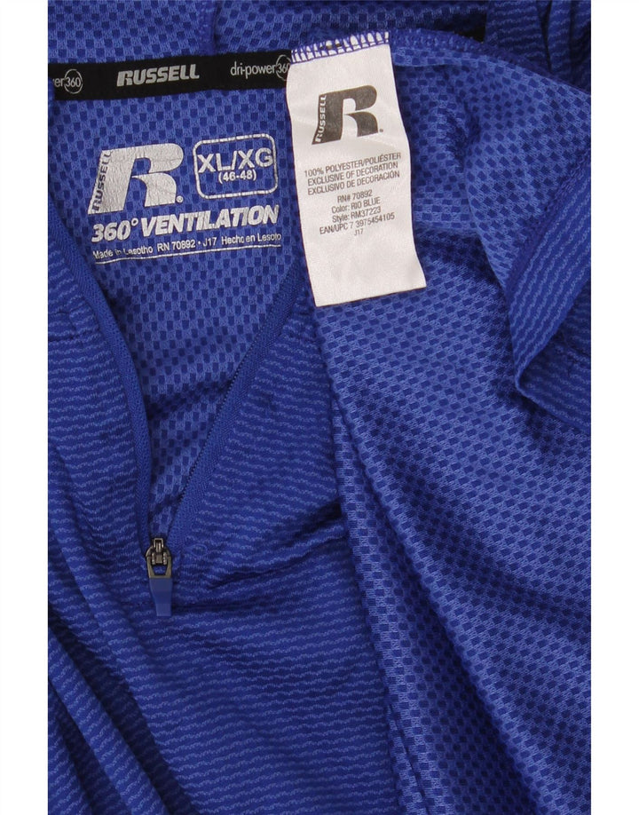 Russell Athletic - Chándal con capucha para hombre, talla XL, poliéster azul