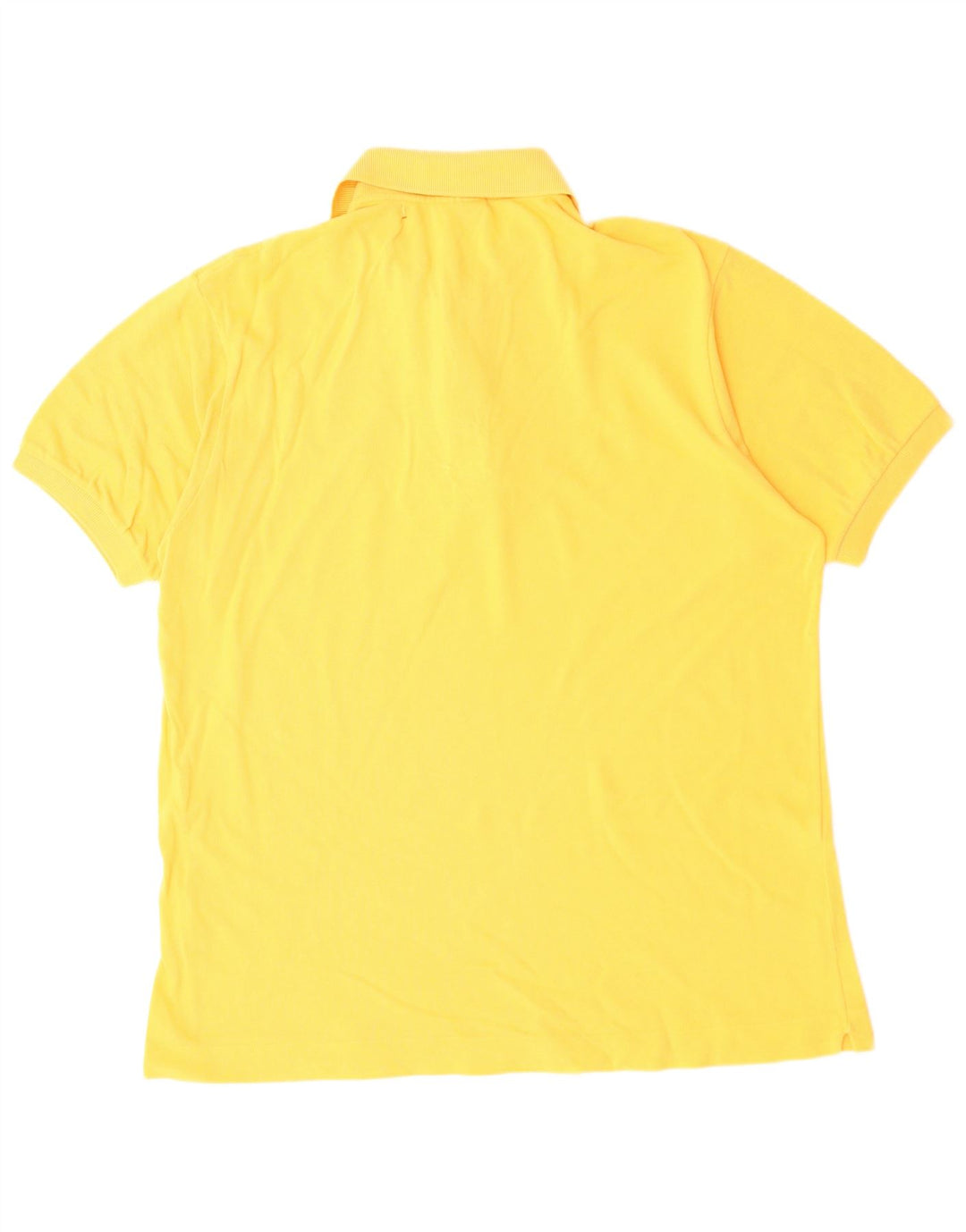 LACOSTE Polo para hombre talla 5 grande algodón amarillo