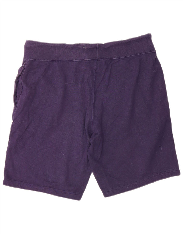 Champion Pantalones cortos deportivos para hombre, tamaño grande, algodón azul marino