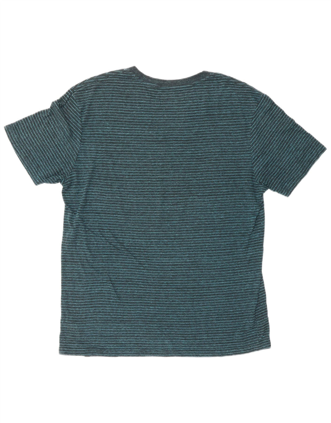 HURLEY Camiseta gráfica de ajuste premium para hombre Top grande de poliéster a rayas azules