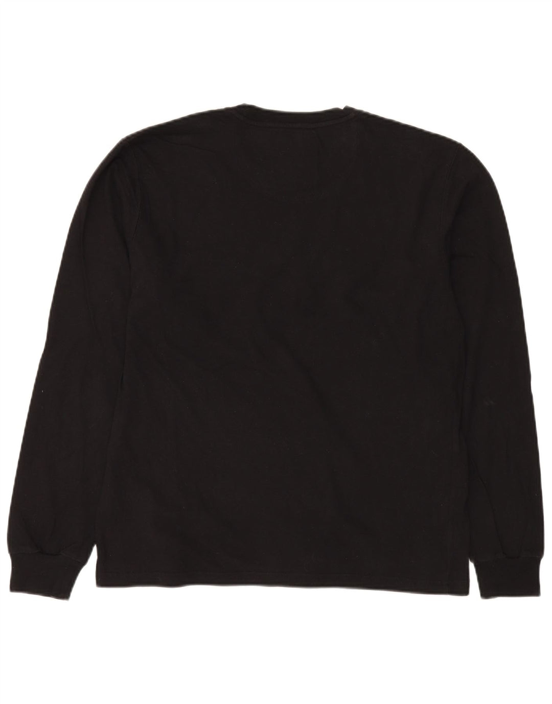 Champion Hombre Camiseta De Manga Larga Mediano Negro