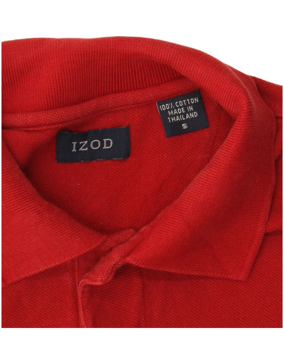 IZOD Polo Hombre Pequeño Algodón Rojo