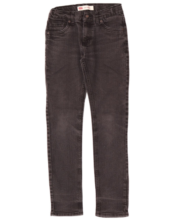 Levi's Vaqueros pitillo 510 para niños 13-14 años W26 L29 Algodón negro