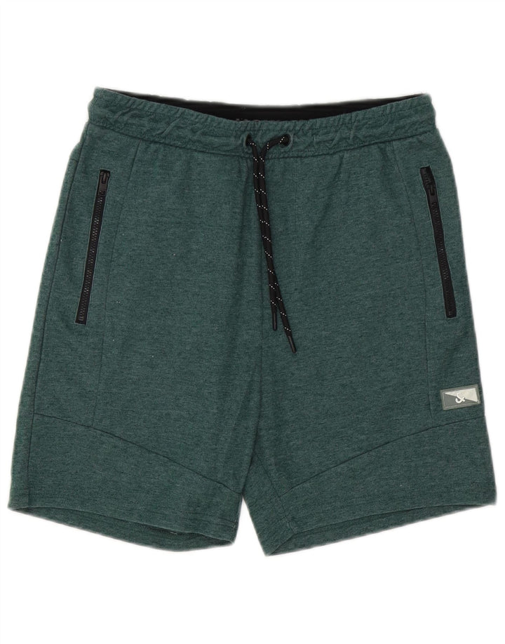 JACK & JONES Pantalones cortos deportivos para hombre XS Verde Poliéster