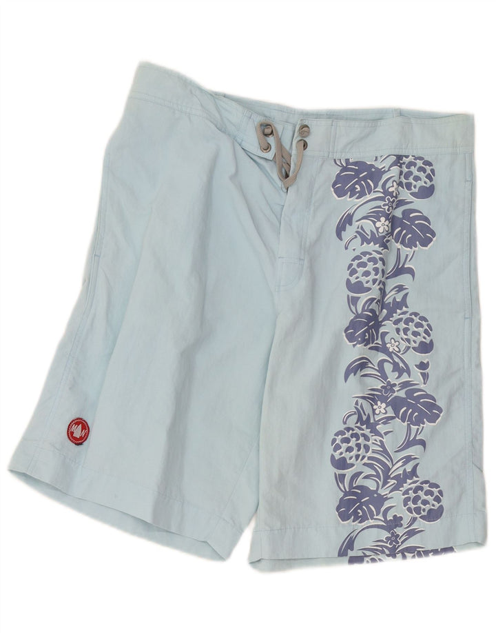 Murphy & Nye Bañador con estampado gráfico para hombre XL Poliamida azul floral