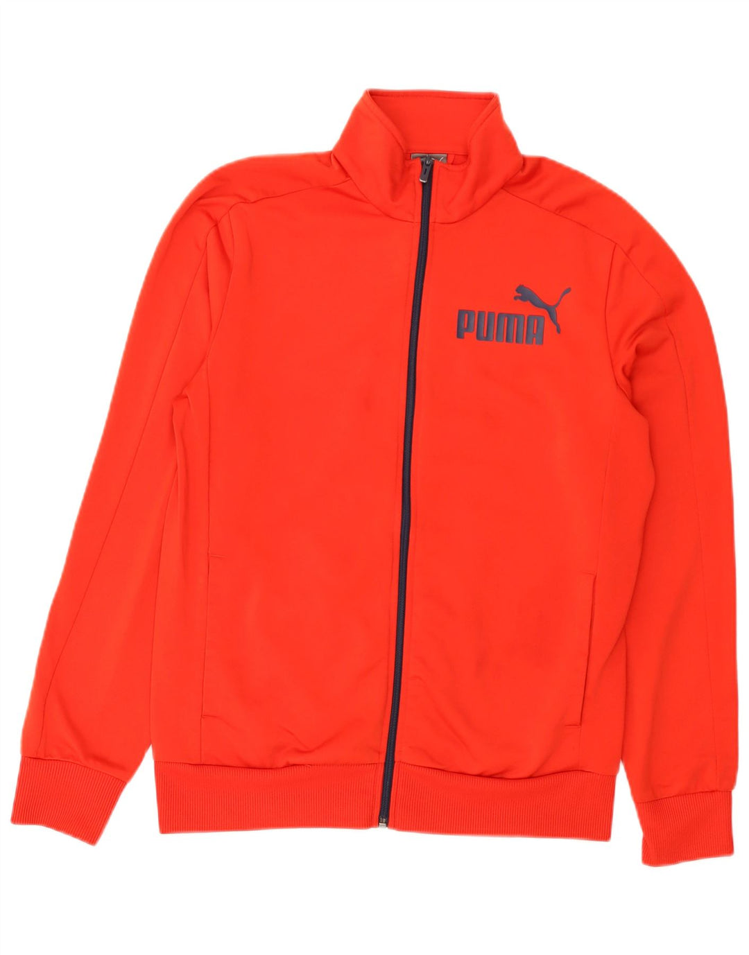 PUMA Chaqueta superior de chándal para hombre Poliéster rojo mediano