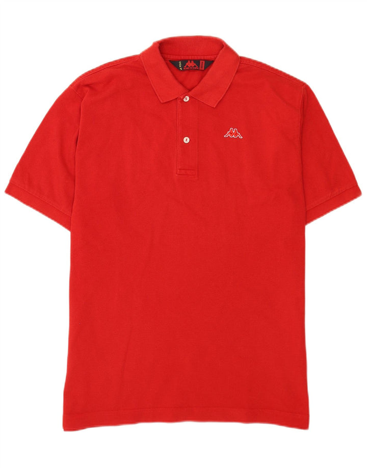 Polo Kappa Hombre Algodón Rojo Medio