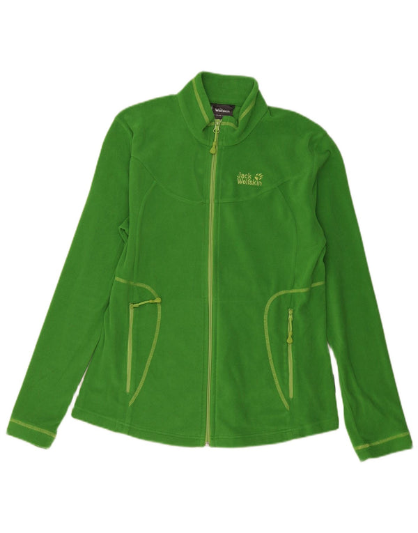 JACK WOLFSKIN Chaqueta polar para mujer UK 46 Grande Verde