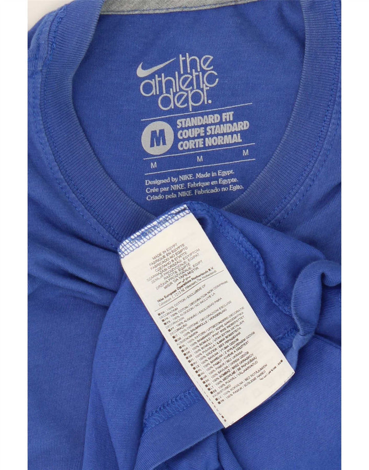 Camiseta Nike Mujer Standard Fit Azul Medio Algodón