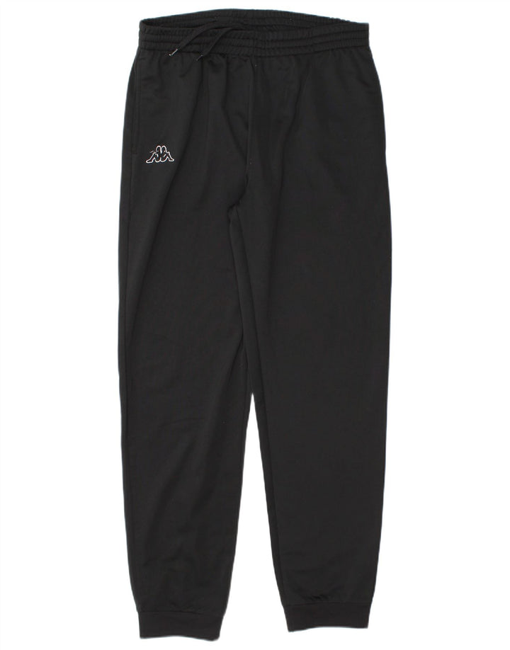 Kappa Hombre Pantalones De Chándal Joggers Medium Negro Poliéster