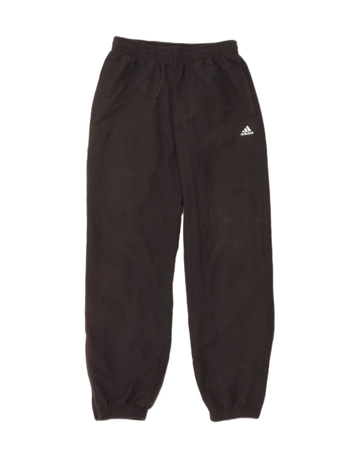 ADIDAS Chicos Climalite Chándal Pantalones Joggers 13-14 Años Negro