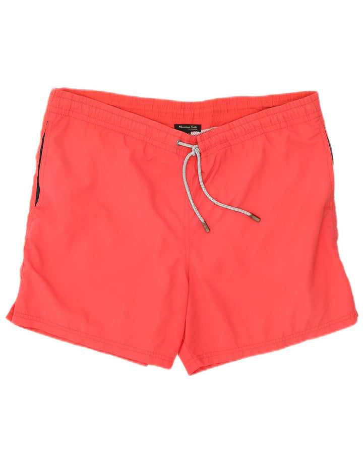 Bañador Corto Massimo Dutti Hombre Rojo Mediano